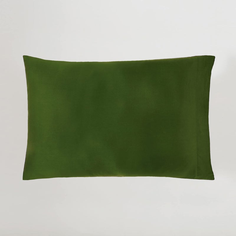 SIJO AiryWeight Tencel Pillowcases Set, 100% Lyocell derived from Eucalyptus, 2-Pack, Temperature Regulating, Cooling, Hypoallergenic, Moisture Wicking, Silky Soft (Forest, Queen) - Image 1